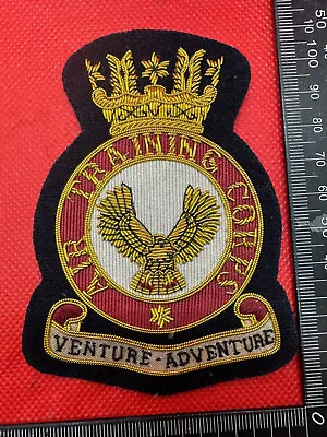 British Army Bullion Embroidered Blazer Badge - Air Training Corps • £9.99