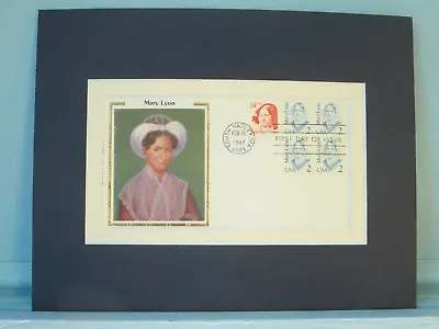 Mary Lyon - Founder Of Mount Holyoke College & First Day Cover Of Her Stamp   • $26.99