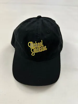 New Michael Jackson Embroidered Graphic Black Baseball Hat Cap One Size • $32.99