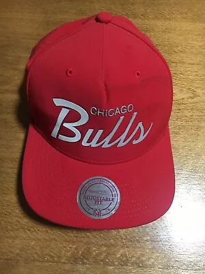 Chicago Bulls NBA Snapback Cap Mitchell And Ness. Pre Owned. • $7.99