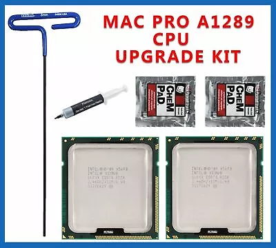 12 Core Apple Mac Pro 51 2010 2012 Pair X5690 3.46GHz XEON CPU Upgrade Kit 5.1 • $154.95