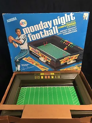 Roger Staubach's ABC Monday Night Football Game By Aurora Incomplete Untested • $35