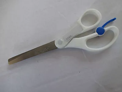 £3.75 • Buy Children's Spring Loaded Action Scissors Stainless Steel Safe Craft Name Tag