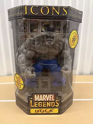 Marvel Legends - Icons HULK 12   Grey Figure W/ Special Book NEW SEALED • $129.99