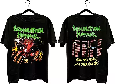 Demolition Hammer T-Shirt Thrash Tee Metal Epidemic Existence Death Morbid Saint • $18.99