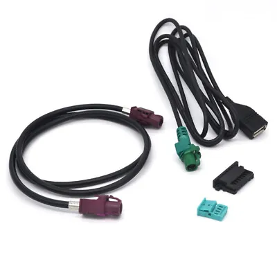 Retrofit CID CIC Navigation SAT NAV Cable USB VIDEO Power For BMW E60 E90 E63 • $30.59