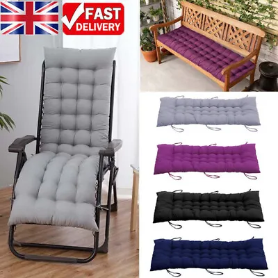 Cushion Pad Replacement For Sun Lounger Recliner Bench Chair Seat Garden Outdoor • £11.99