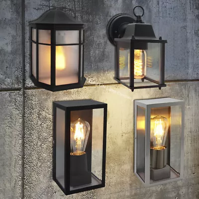 £16.99 • Buy Traditional Vintage Style Outdoor Single Wall Lights IP44 Garden Lantern Lights