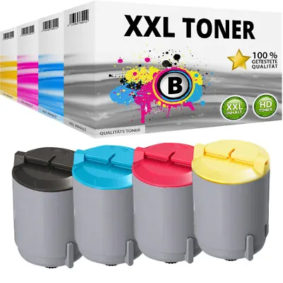 XXL Toner Cartridges For Samsung CLP 300 N Clx 2160 3160 FN N Set • £12.07