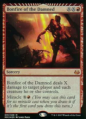 Bonfire Of The Damned FOIL | NM | 2017 Modern Masters | Magic MTG • $14.06