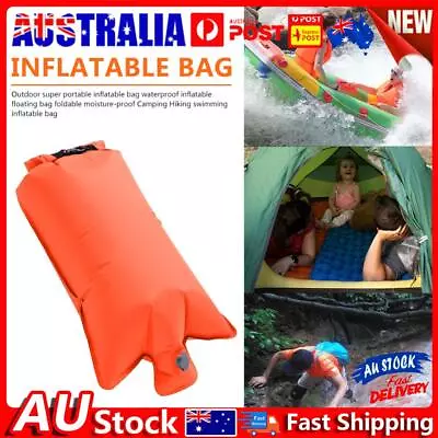 Outdoor Inflatable Mattress Bag Ultralight Camp Hiking Air Pouch (Orange) • $12.19