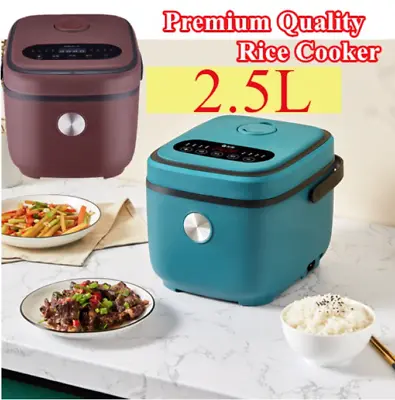 $55.95 • Buy Smart Electric 2.5L Small Mini Rice Cooker Steamer Student Household Cooking Pot