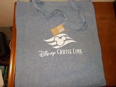 Disney Cruise Line DCL Mickey Mouse Light Blue Small Tote Bag • $9.99