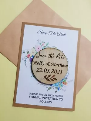 Wedding  Save The Date  Fridge Magnets -  X 40pc With Cards + Envelopes • $39.95