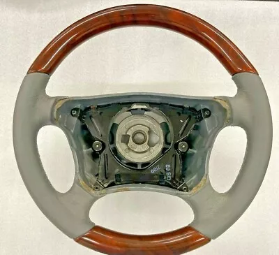 For Mercedes W208 CLK Facelift Gray Walnut Veneer Steering Wheel 2000-2003 • $1044.91