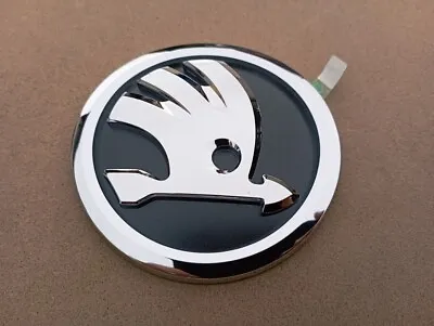 New Genuine Skoda Logo Emblem Badge 90mm 5JA853621AUL • $14.90