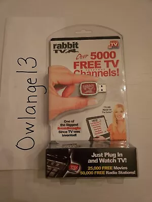 Rabbit TV As Seen On TV Watch Over 5000 Free TV Internet Channels. New • $15