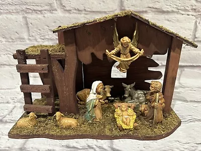 Nativity Stable Scene Vintage Traditional Christmas Jesus Festive Religious • £10.46