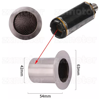 Special Fit 63mm Motorcycle Exhaust Muffler Insert DB Killer Baffle Silencer Can • $18.99