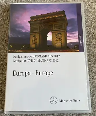 Mercedes Benz Europe 2012 Sat Nav Disc Dvd Rom Europe Satellite Navigation Used • £24.99