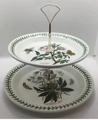 Portmerion Botanic Garden 2 Tier Cake Stand • $98.54