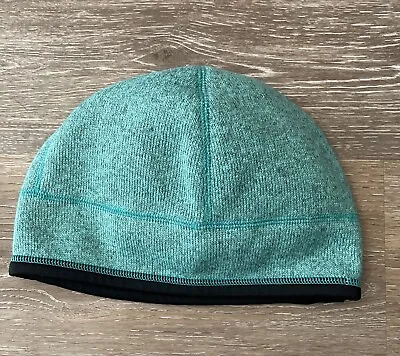 LL Bean Polartec Power Stretch Green Fleece Winter Hat Running Jog Ski • $12.99