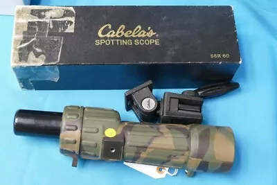 Cabella Spotting Scope 20-60x60 With Window Mount • $289