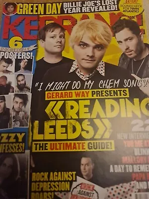 GERARD WAY MY CHEMICAL ROMANCE KERRANG MAGAZINE UK  No Posters RARE  • £25.99