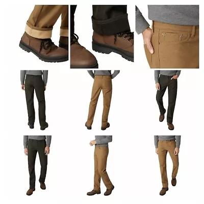 Weatherproof Vintage Men’s Fleece Lined Pant Bonded Fleece Lining Stretch Canvas • $39.90