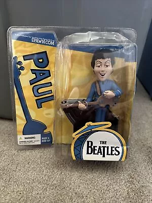 Mcfarlane Toys The Beatles Cartoon Paul Mccartney Action Figure (2004) New • $10.50