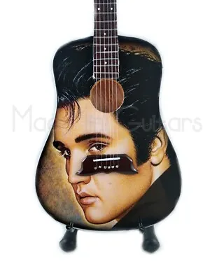 Miniature Guitar ELVIS PRESLEY With Free Stand • $29.90