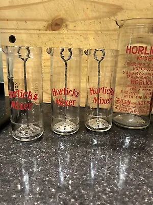 Collection Of Vintage Horlicks Mixers 1 Large 3 Small. • £40