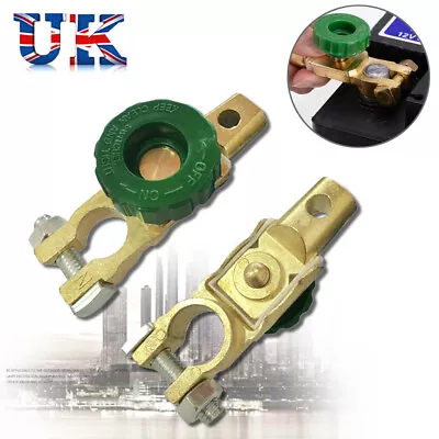 Heavy Duty Battery Disconnect Isolator Cut Off Switch 12V 24V UK • £5.69