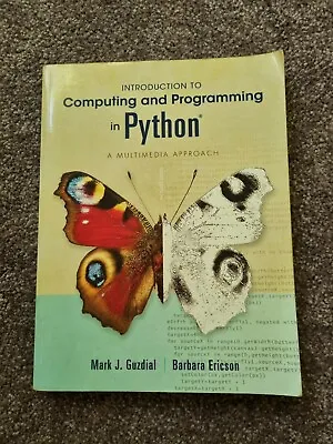 $20 • Buy Introduction To Computing And Programming In Python By Mark J. Guzdial, Barbara…