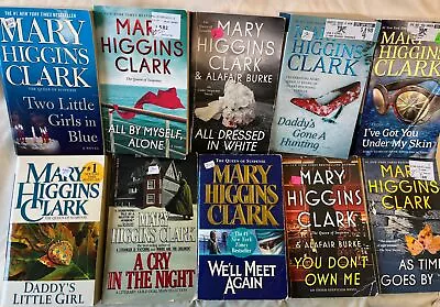 Mary Higgins Clark 10 Paperback Books Lot Good Condition • $5