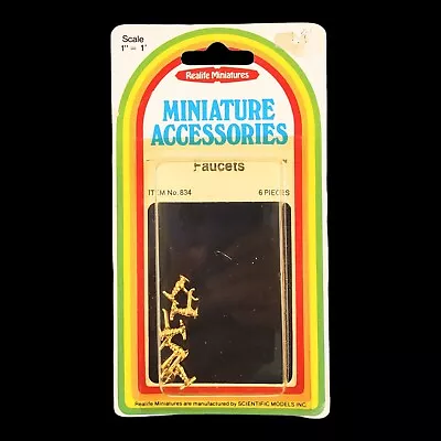 Brass Faucet Miniature Dollhouse Bathroom Hardware Accessories • $5.99