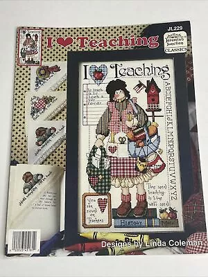 $8 • Buy Jeremiah Junction I Love Teaching Cross Stitch Pattern