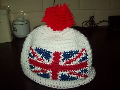 £6 • Buy Handmade Crochet Nautical Themed Tea Cosies Union Flag Anchor Made To Order