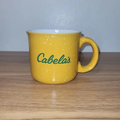 16 Oz (473 Ml) Cabela's Yellow & White Spotted Coffee Mug 2019 • $12.99