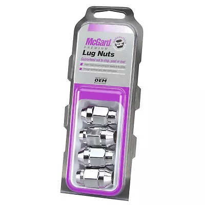 McGard 64011 Chrome Bulge Cone Seat Style Lug Nut Set (7/16 -20) Set Of 4 • $18.65