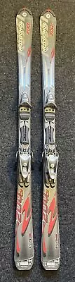 ROSSIGNOL 200TDI Downhill Skis 154 Cm 16m + AXIUM 200 Bindings Gray • $199.98