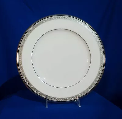 Noritake Continental Cobalt Dinner Plate 4792 Art Deco Chain Bone China Japan • $29.99