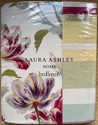 NEW Laura Ashley Gosford Cranberry Single Bedset (duvet Cover & Pillowcase) X 2 • £60