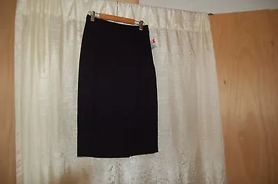 NWT Moschino Cheap And Chic Black Triacetat/Polyester Pencil Skirt Size 8  • $15