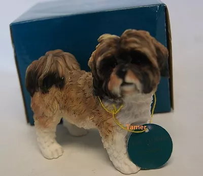 £7.99 • Buy Shih Tzu Ornament Figure Figurine Model Gift Brown/White 11610