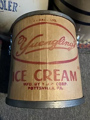 Vintage 2 Gallon Yuengling’s Ice Cream Pottsville PA Container • $800