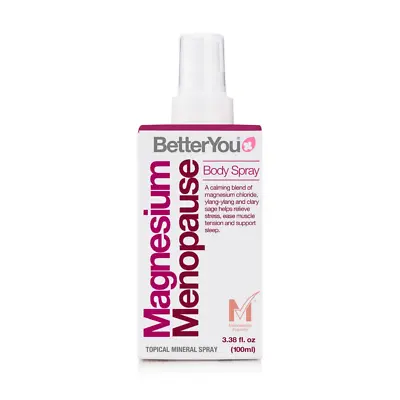 BetterYou Magnesium Menopause Body Spray 100ml - Topical Mineral Spray • £18.68