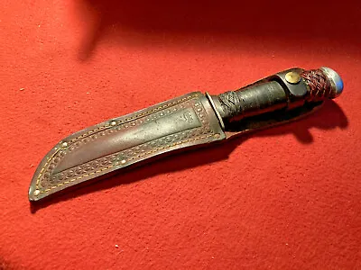 Old WWII Robeson Shuredge U.S.A. MK1 Carbon Blade Navy Knife & Sheath Nice • $165