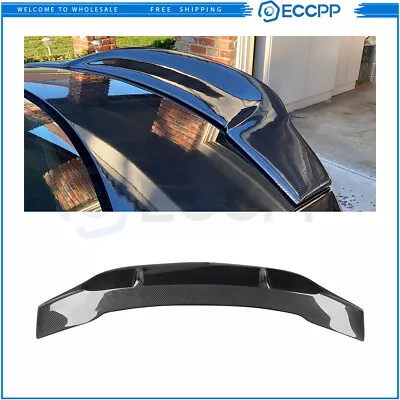 FOR 08-13 Benz W204 Real Carbon Fiber Duckbill Style Trunk Spoiler Wing • $107.30