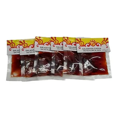 24-pack Saladitos C/Agua (Plum In Water) 0.35-oz Each Bag Mexican Candy • $24.99